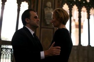 I Am Love - Milanese industrialist Tancredi Recchi (Pippo Delbono) confronts his wife Emma (Tilda Swinton) in Luca Guadagninoâ€™s Italian melodrama