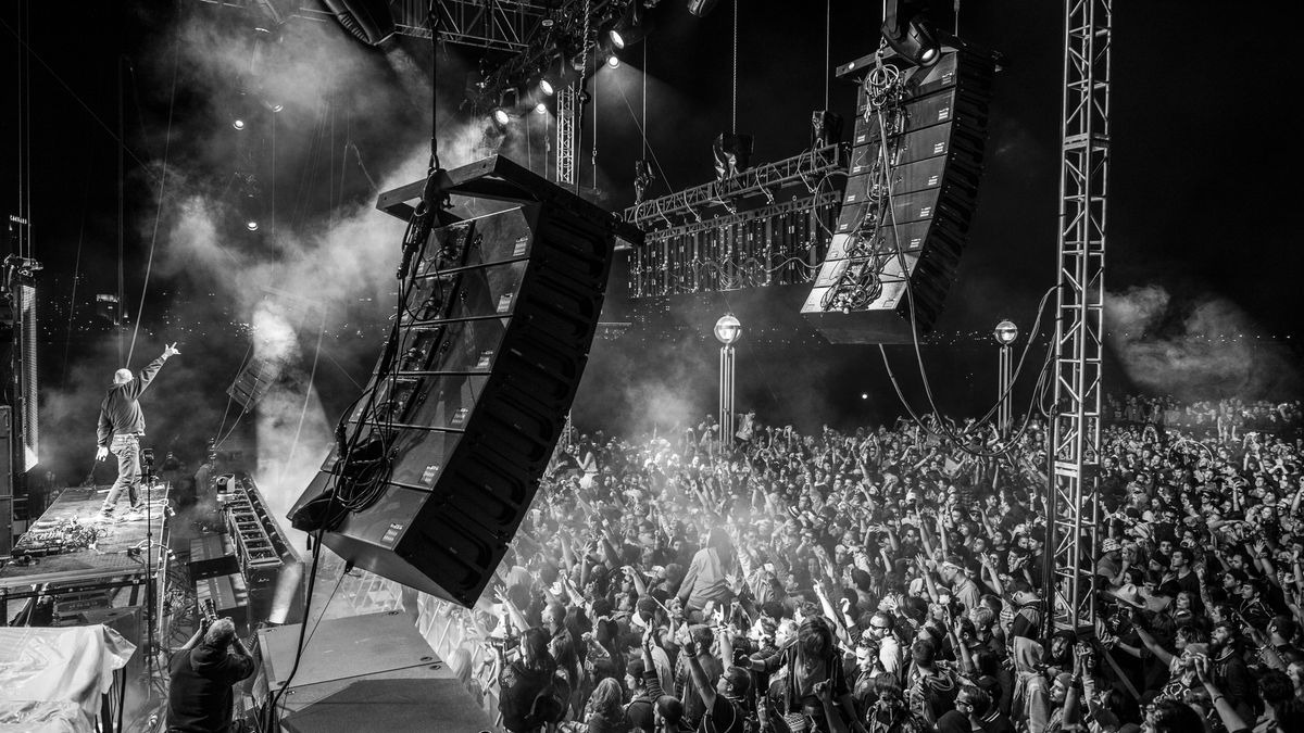 Moby plays the Beatport Stage at Movement Detroit.