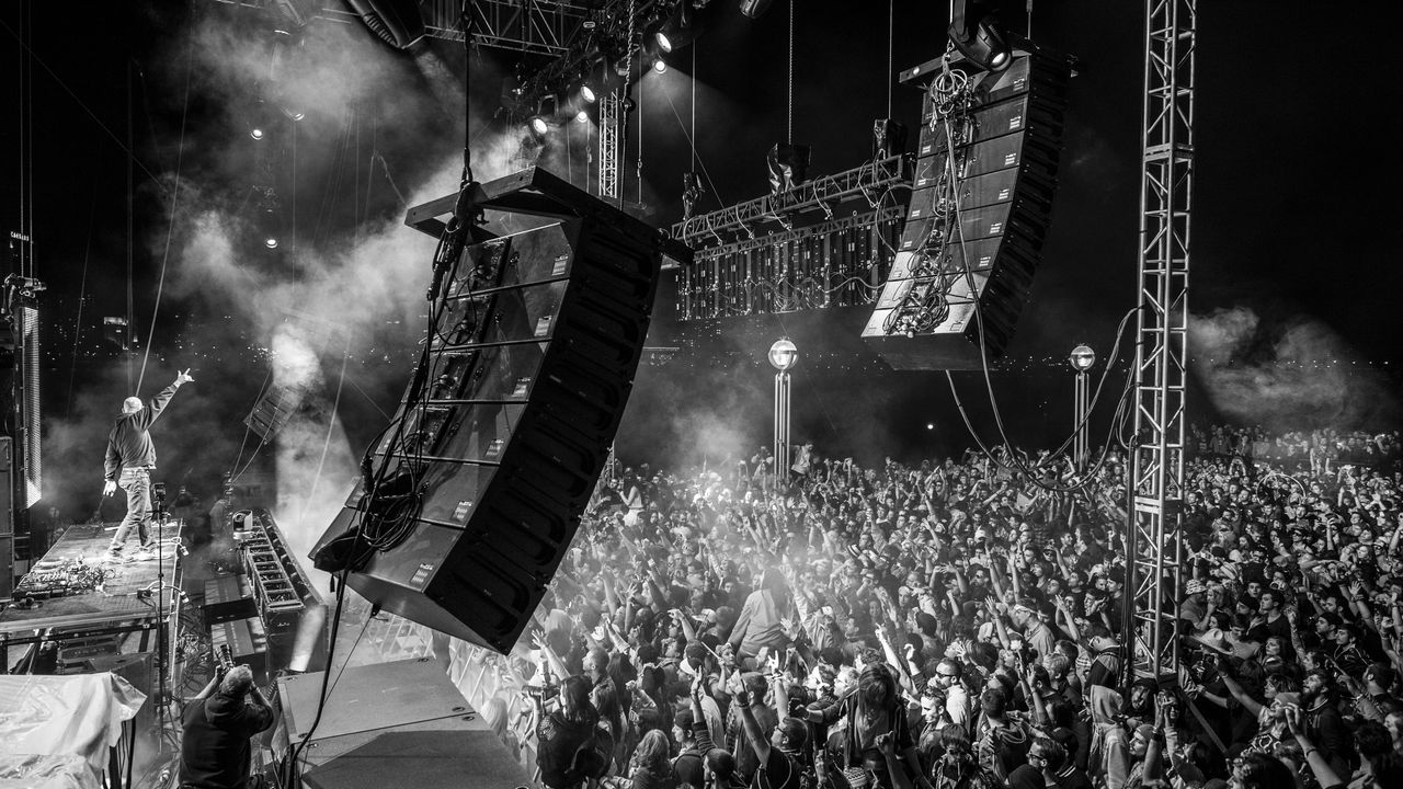 Moby plays the Beatport Stage at Movement Detroit.