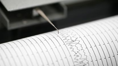 A seismograph printing