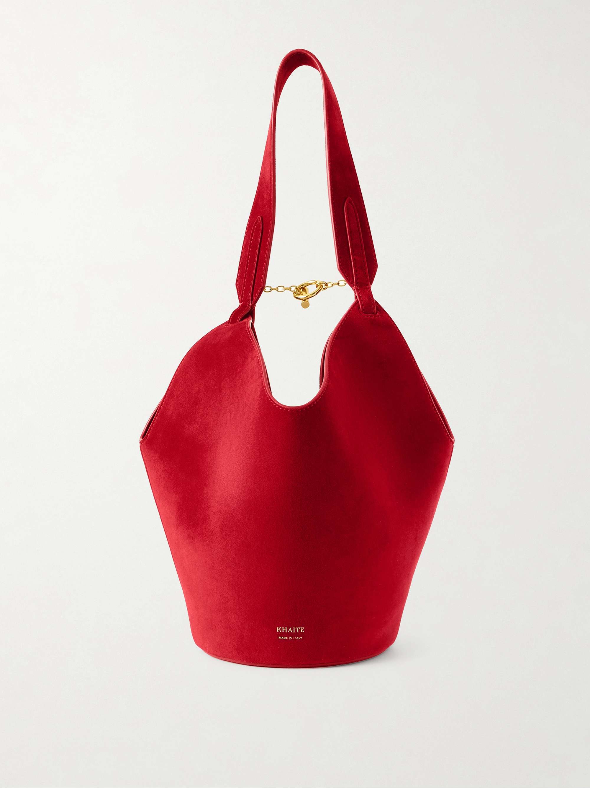 Lotus Mini Suede Tote