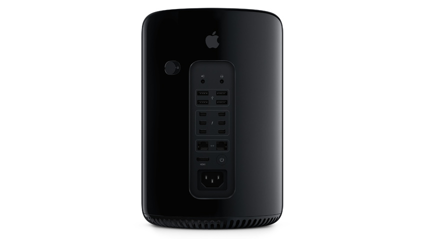 The new Mac Pro has multiple connectivity options.