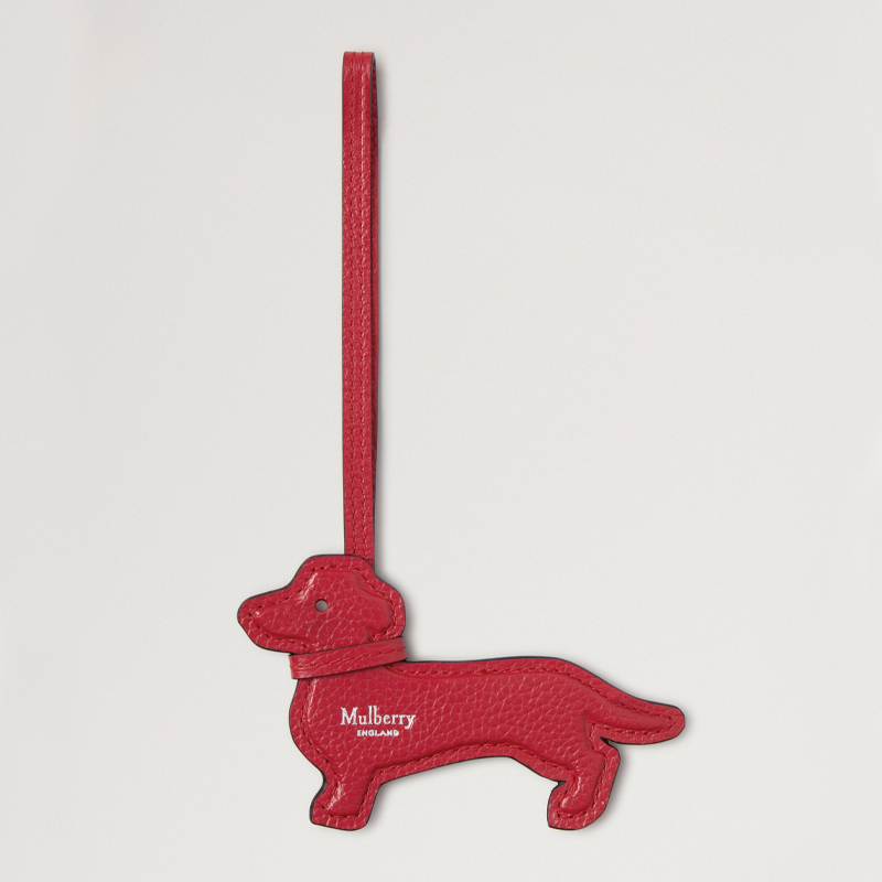Mulberry sausage dog keyring