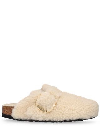 Boston Buckle Shearling Mules - Birkenstock - Women | Luisaviaroma