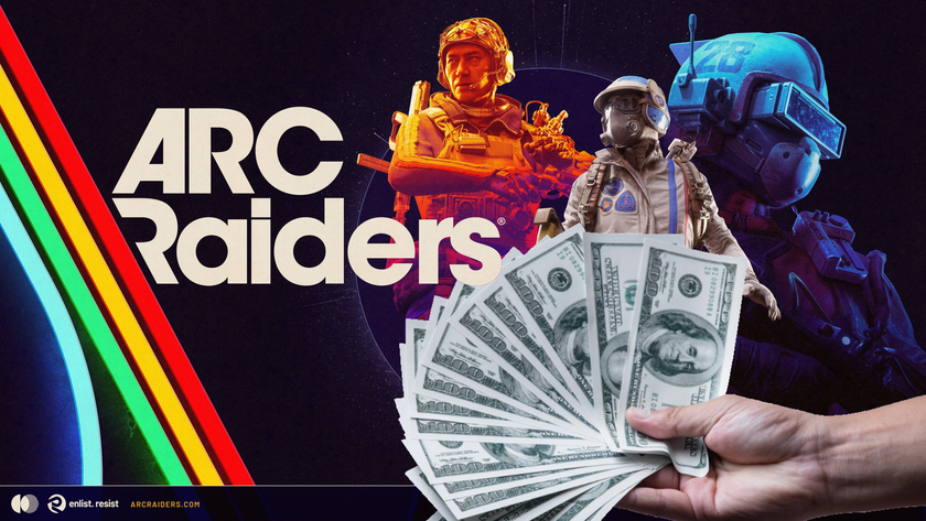 ARC Raiders promotional image with dollar bills