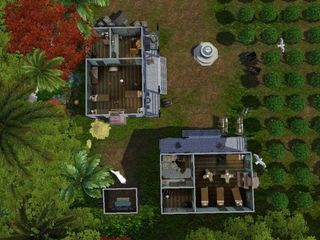 The Sims 3 Gaudet Plantation slave quarters