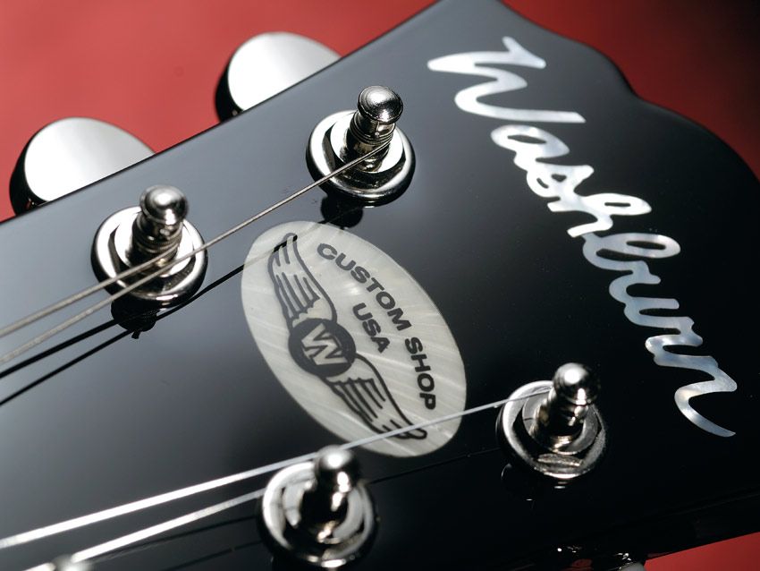 The discreet custom shop logo is the only overt hint to it's top-of-the-line credentials