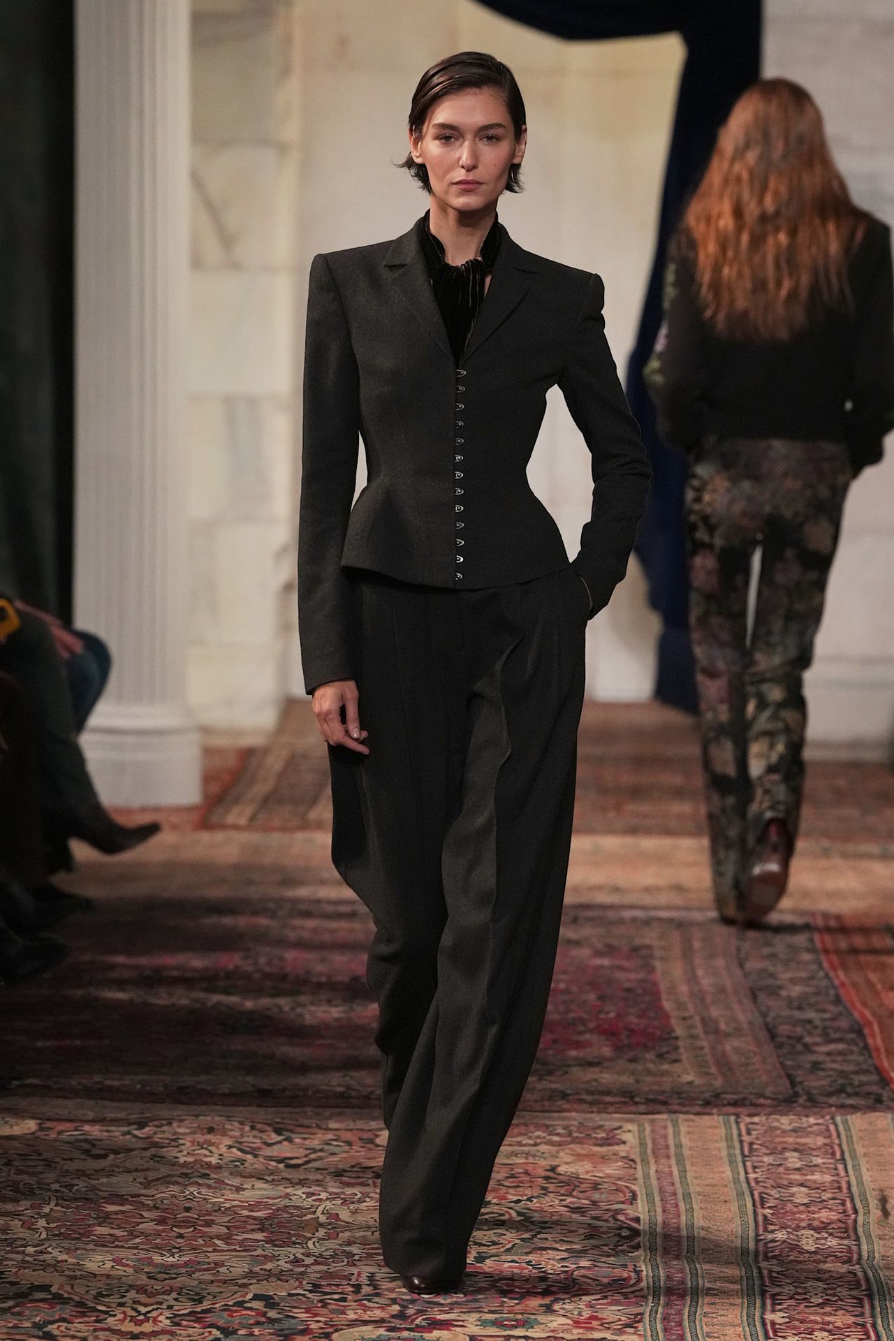 models walk the Ralph Lauren Fall 2026 runway