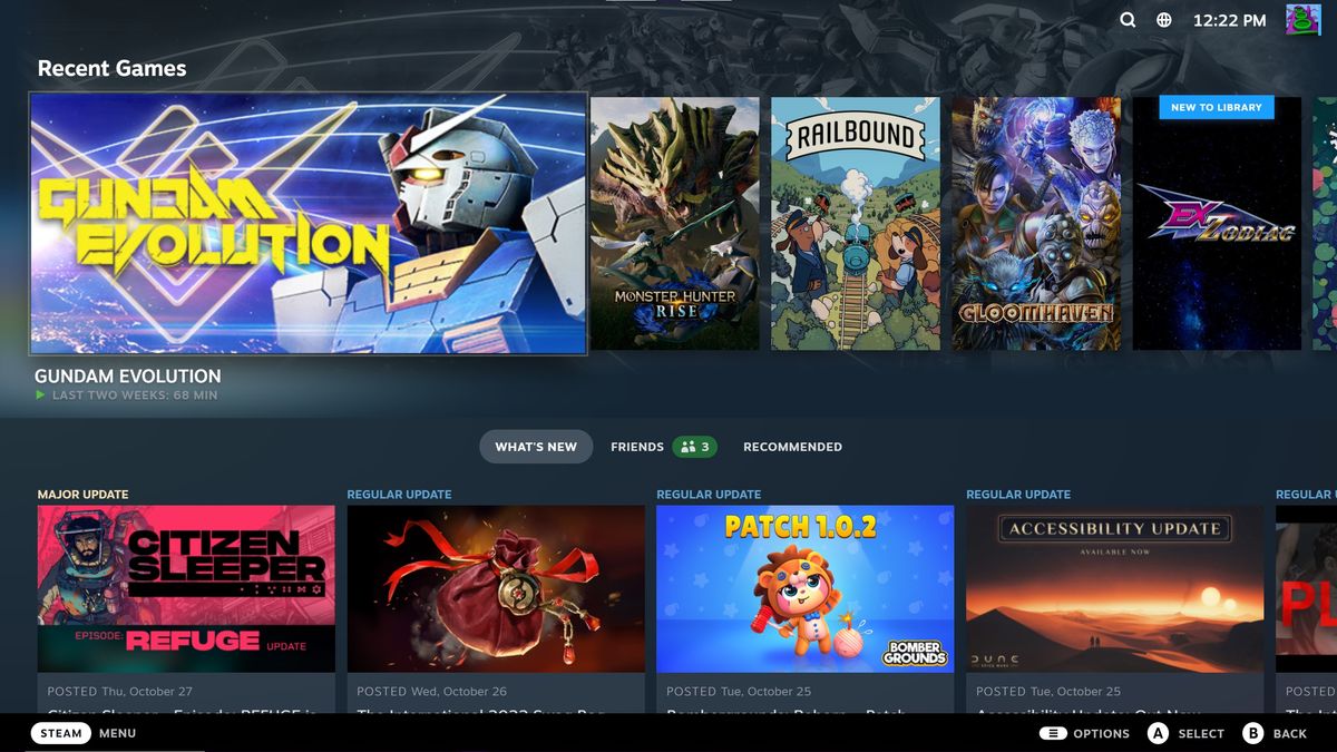 Steam Big Picture UI - Store Page Game Concept : r/Steam