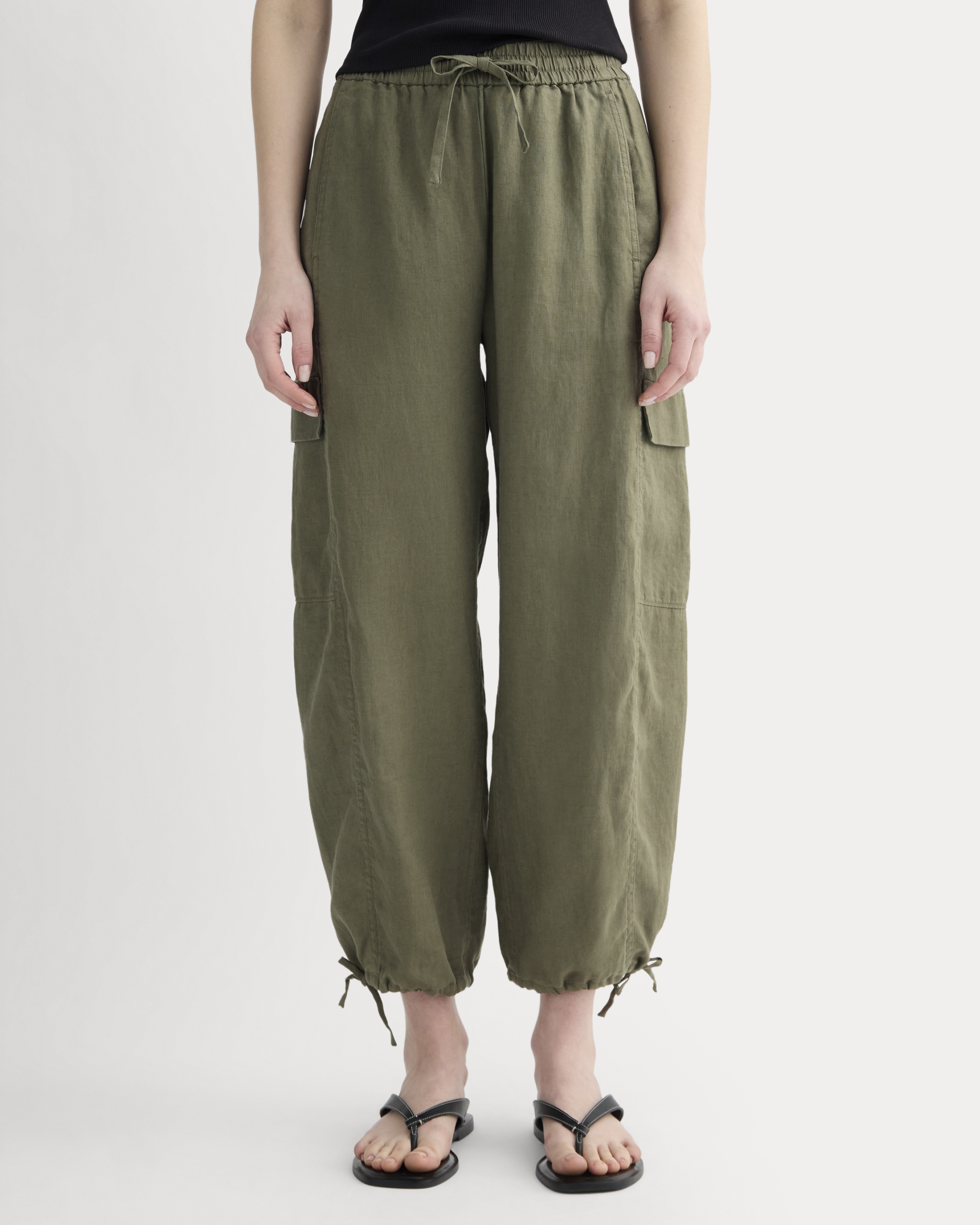 H&M + Curvy Fit Cotton Cargo Pants