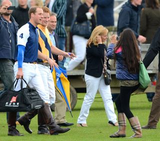 Prince William and Harry cause hysteria at the polo