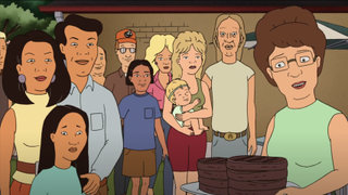 most of the characters in the king of the hill finale, "to sirloin with love"