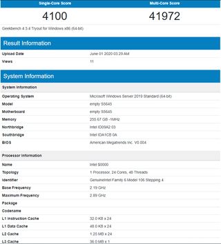 Intel Ice Lake Xeon Processor