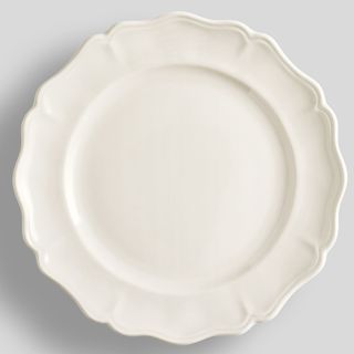 Cream ceramic plate