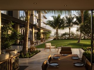 Victoria Place in Honolulu with timber and lush garden grounds