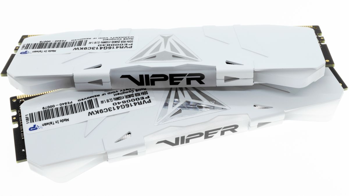 Patriot Viper RGB White DDR4-4133 C19 Review: Pure Performance