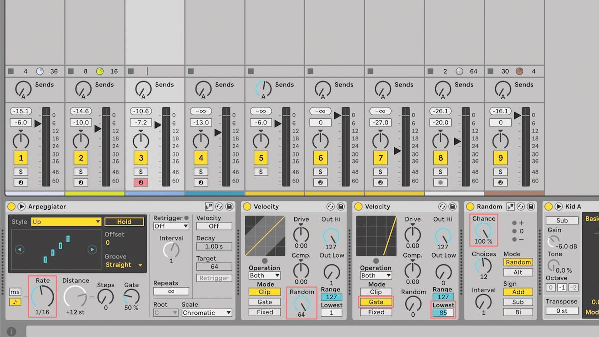 How to quickly create new percussive textures for a drum pattern in Ableton