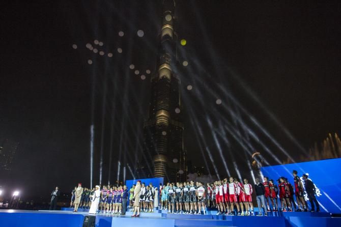Opening Ceremony of Dubai Tour, first edition.