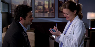 Grey's Anatomy Derek Shepherd and Meredith Grey sign their Post-It wedding