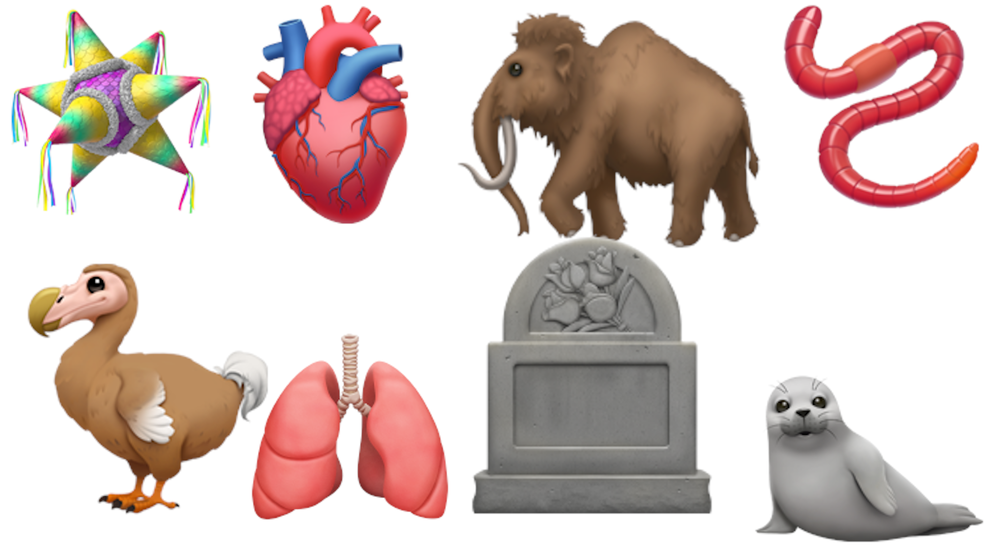 Various new emoji