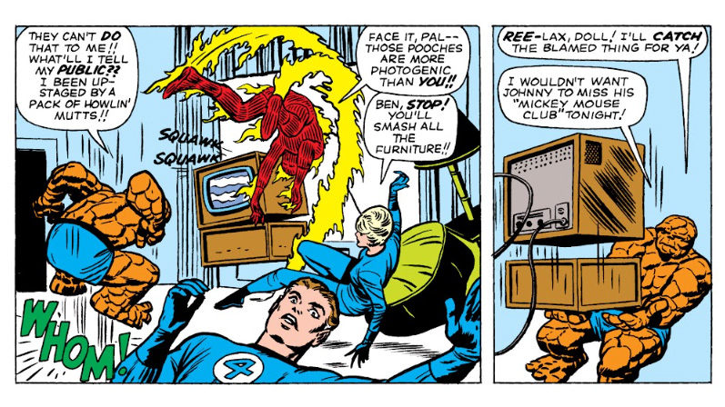 The Fantastic Four as drawn by Jack Kirby in Fantastic Four #18/