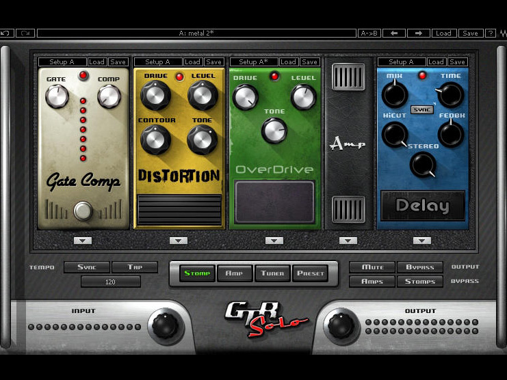 13 stompboxes are modelled