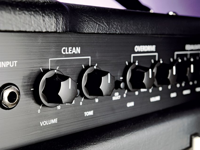 Separate volume and tone controls for each channel keep things very simple.