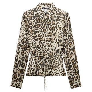 Zara Animal Print Shirt