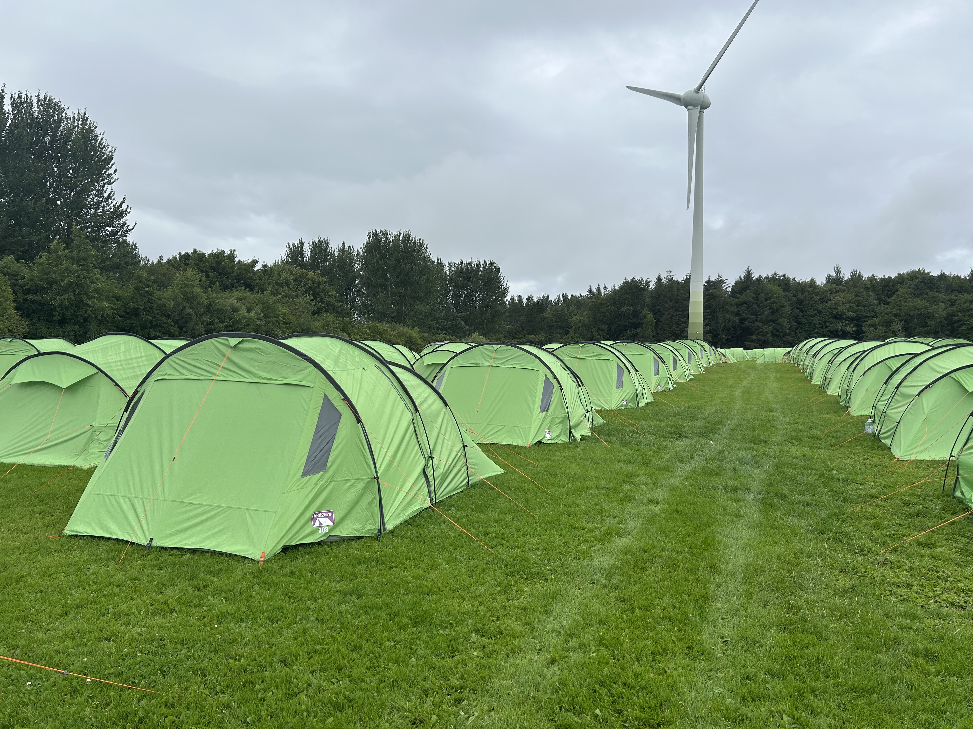 Tents at The Open