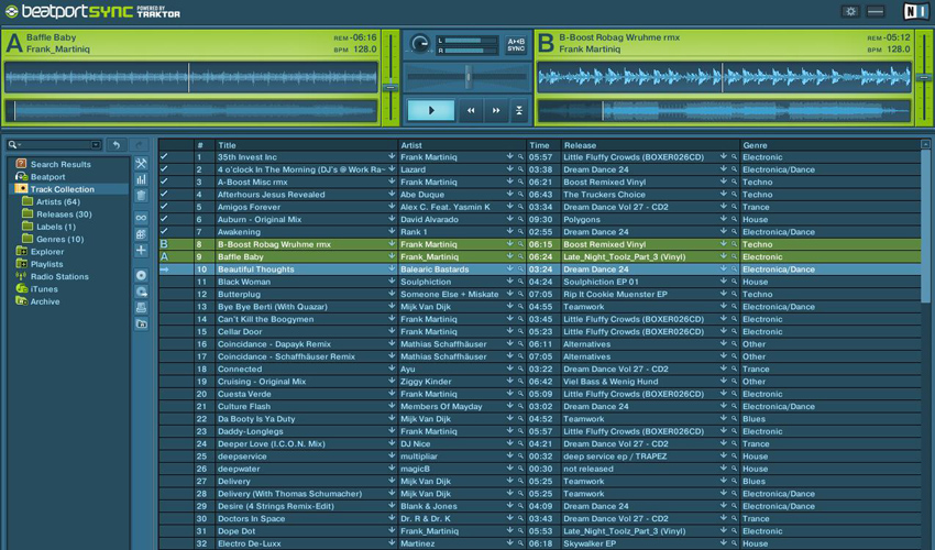 beatport pro sync itunes