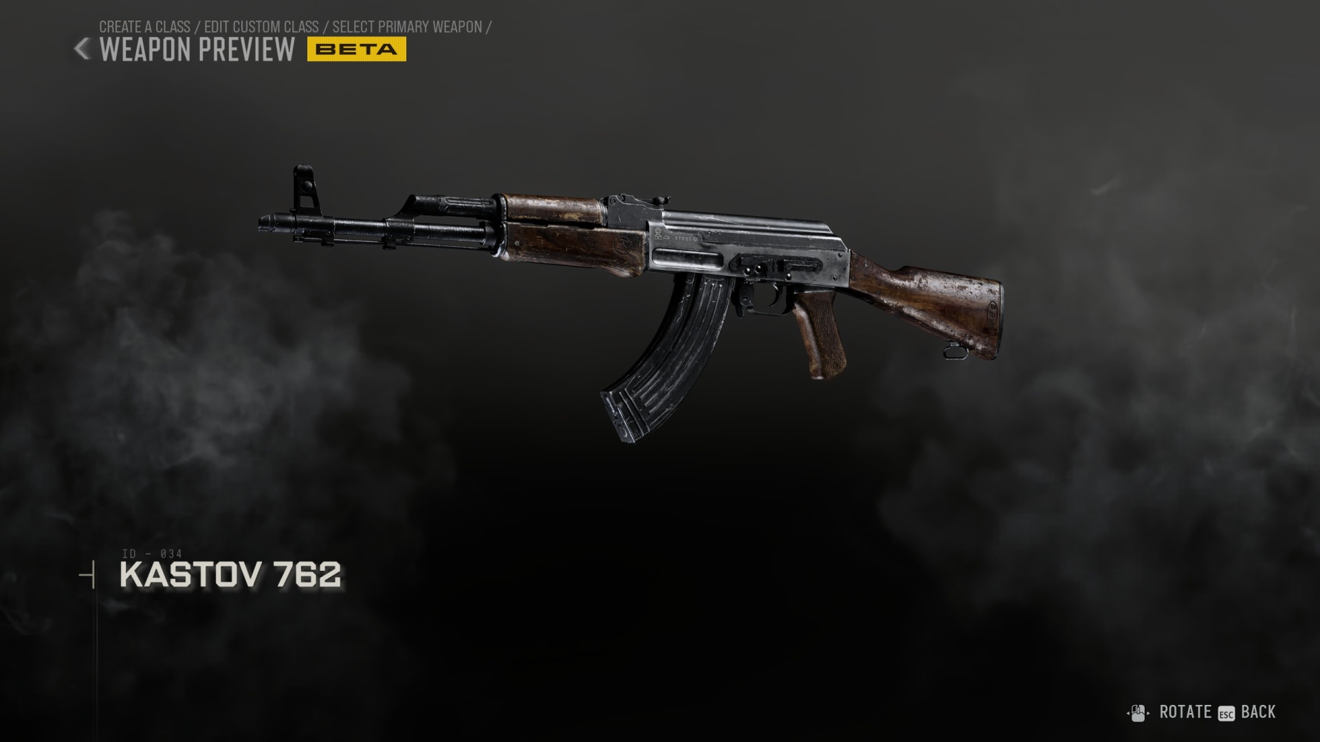 Modern warfare 4 Kastov 762 Assault Rifle