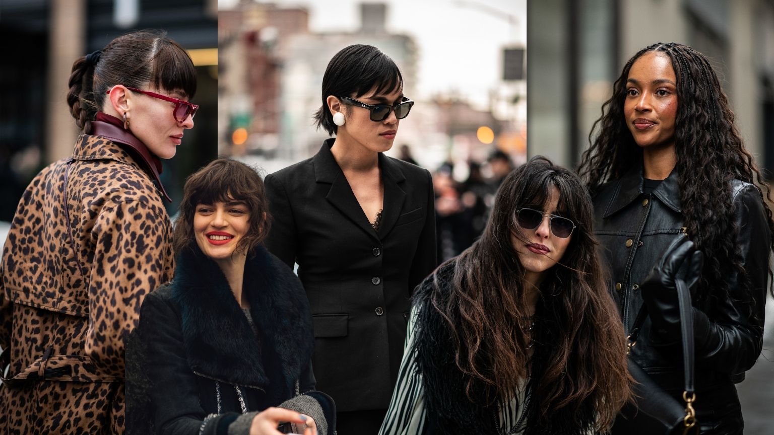The Best New York Fashion Week Beauty Street Style Looks Are All About Bold Bangs and Crimson Lips