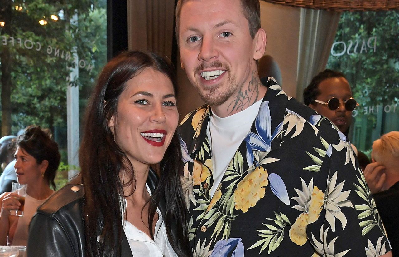 Professor Green and girlfriend Karima McAdams