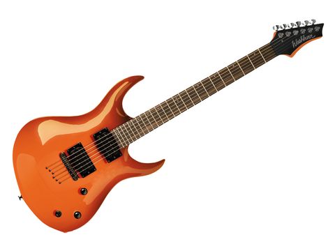 The Washburn XM-DLX2's glued neck join offers players of all abilities a free pass to the widdly notes.