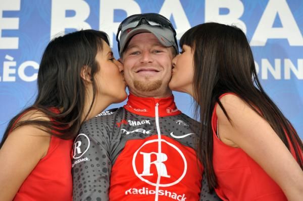 Sebastien Rosseler was surprised to get the win from the early breakway.