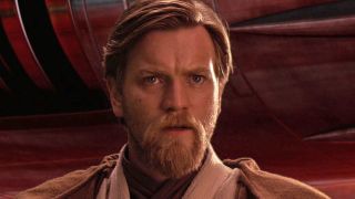 Obi-Wan Kenobi looks shocked in Star Wars: Revenge of the Sith
