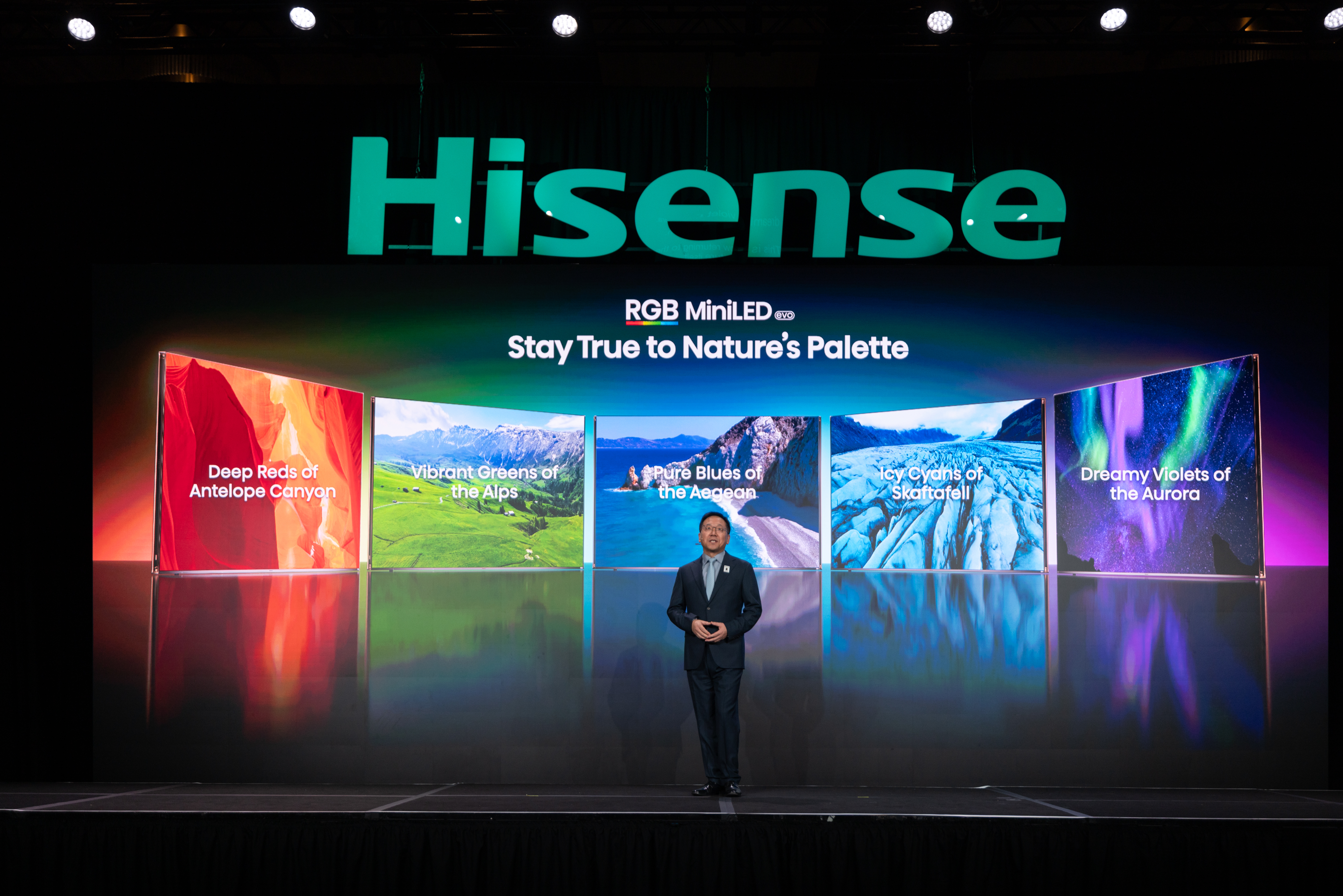 Hisense RGB MiniLED evo promotional image