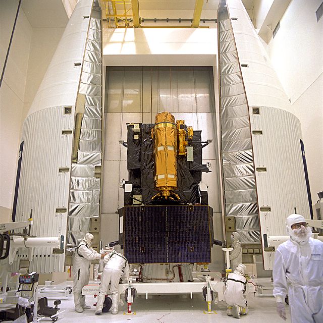 Space History Photo: Solar And Heliospheric Observatory Preparations ...