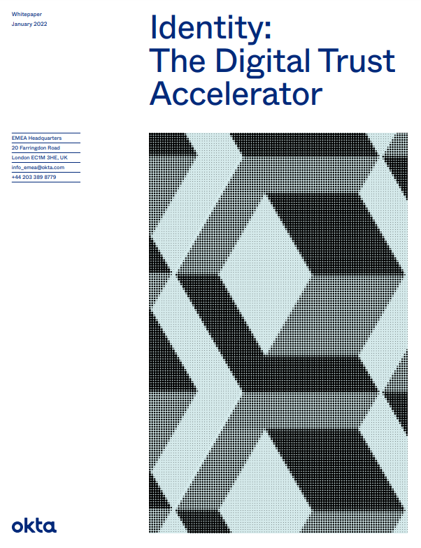 Whitepaper cover with title above a multi-hexagonal graphic