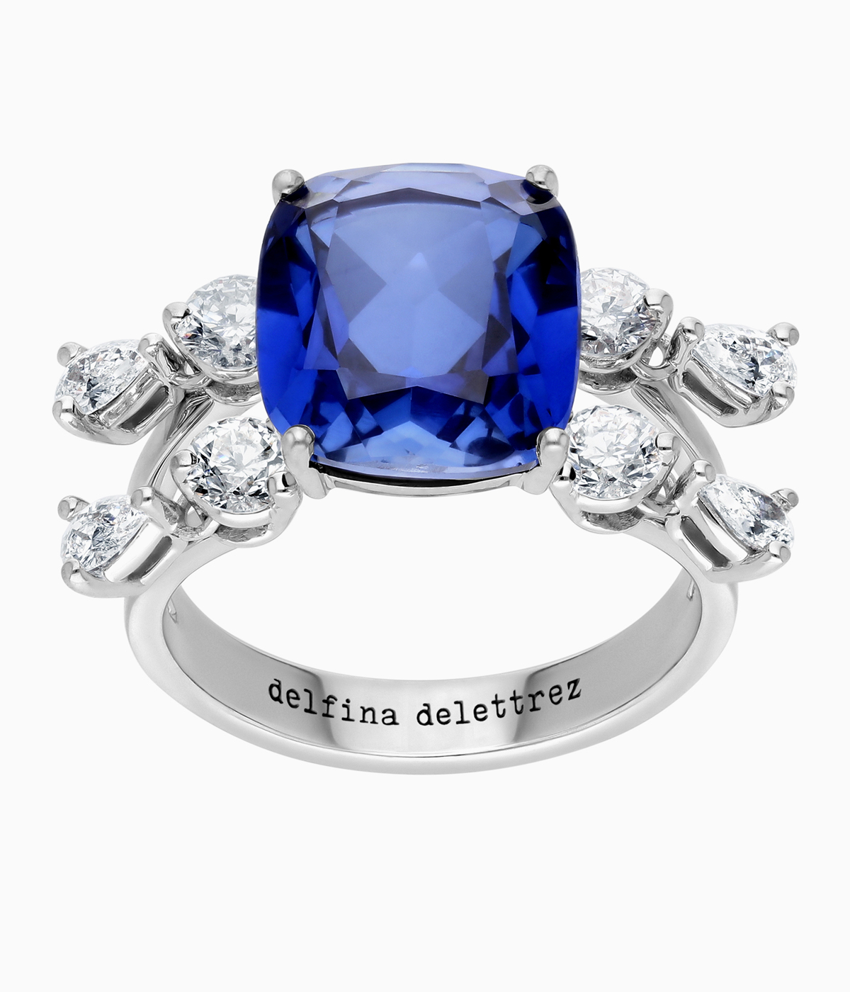 Sapphire and diamond ring
