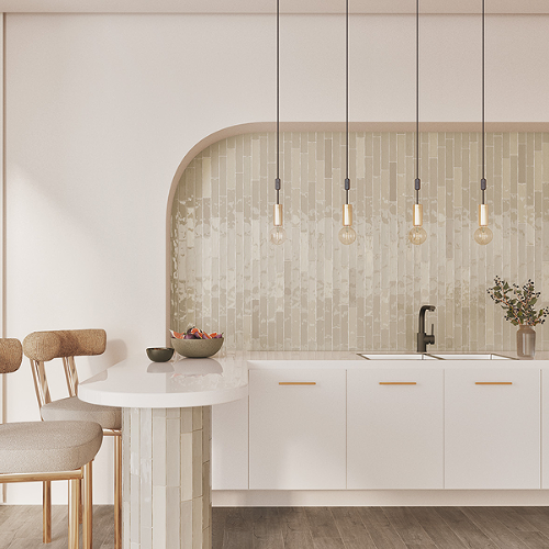 Victorian Plumbing, Lowton Gloss Beige Wall Tiles