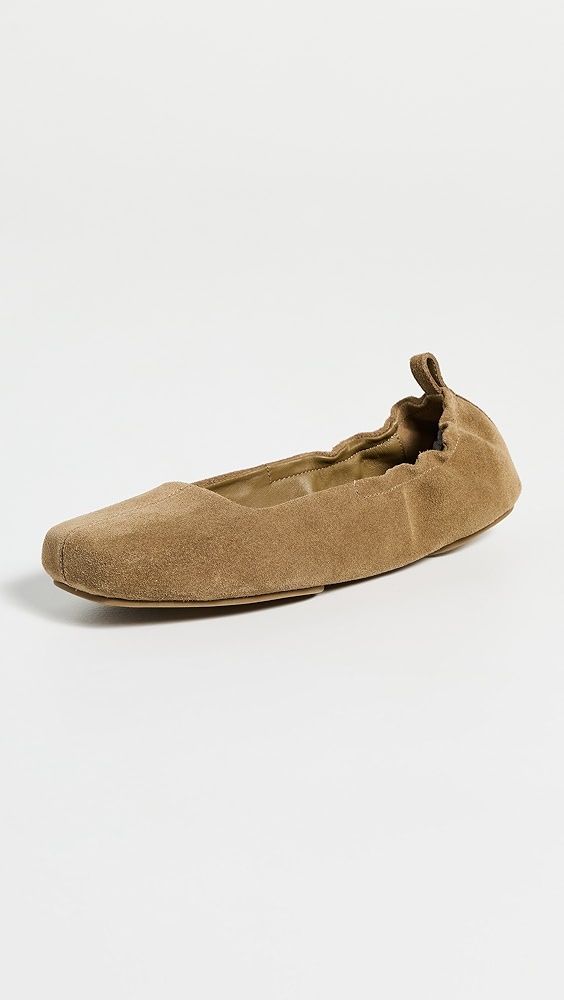 St. Agni Suede Ballet Flats