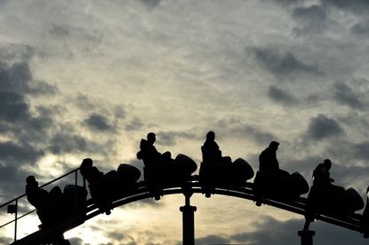 A roller coaster in Germany
