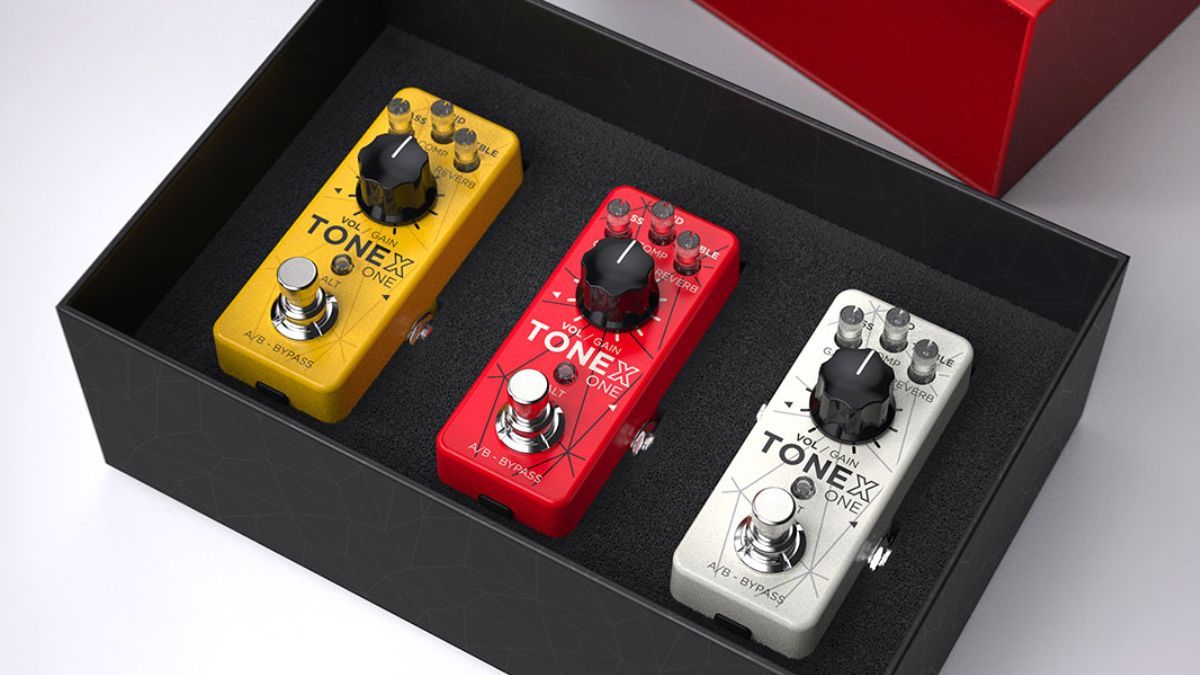 IK Multimedia unveils TONEX One Brown Sound Anthology pedals