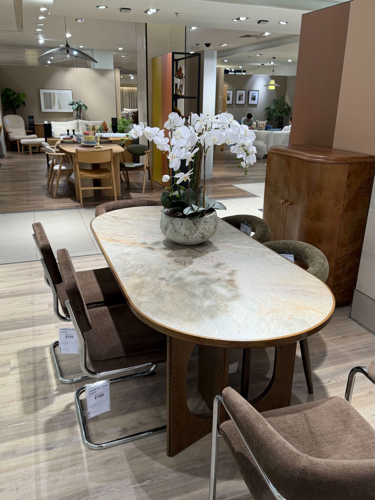 Sculpt 6 Seater Ceramic Top Dining Table