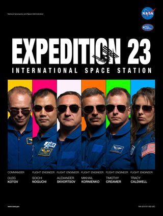 The Expedition 23 space mission poster to the International Space Station was inspired by the Reservoir Dogs movie.