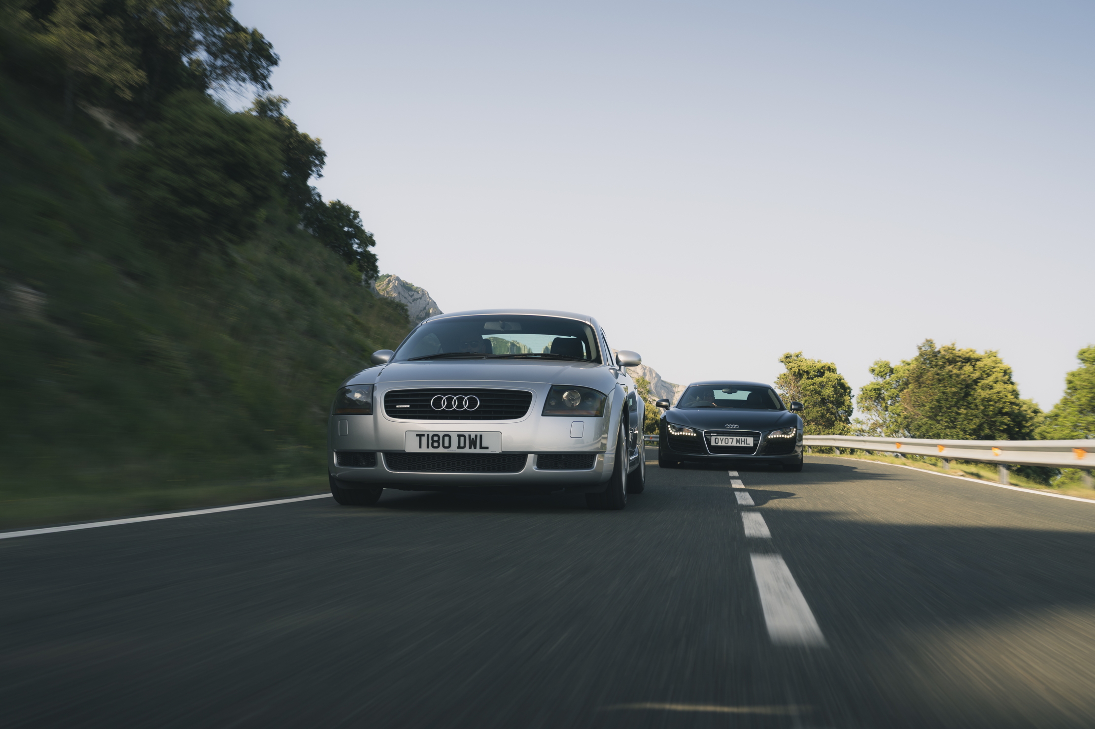 Audis in Bilbao, having a lovely time