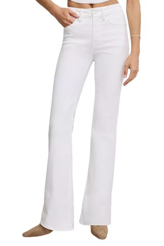 Flared Jeans in White