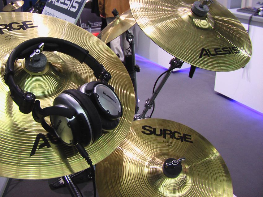 Musikmesse 08 Alesis releases Surge electronic cymbals MusicRadar