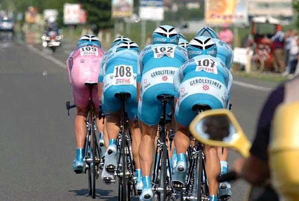 Gerolsteiner worked hard but couldn't hold onto the maglia rosa today